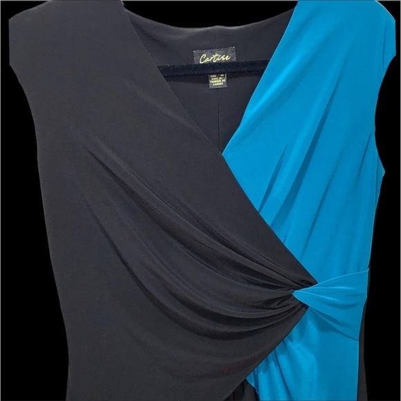 CARTISE Ruched Front Midi Dress - Picture 4 of 7